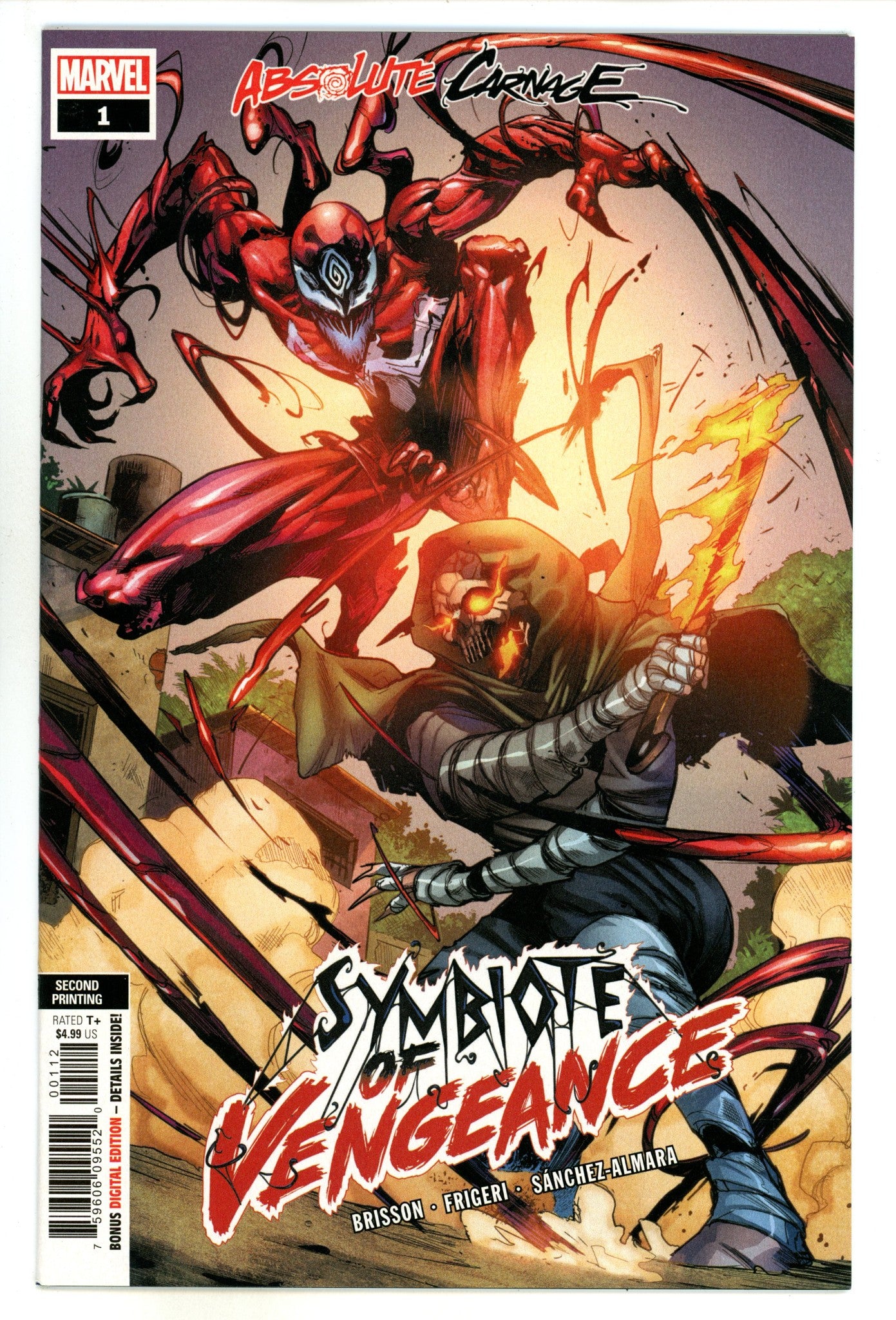Absolute Carnage: Symbiote of Vengeance 1 High Grade (2019) 2nd Print 