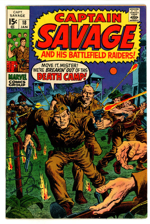 Capt. Savage and His Leatherneck Raiders 18 FN- (5.5) (1970) 