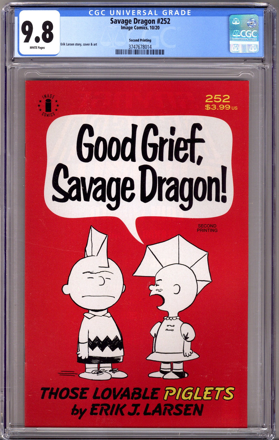 Savage Dragon Vol 2 252 CGC 9.8 (NM/M) (2020) 2nd Print 