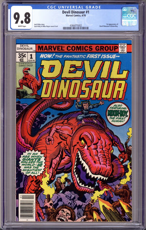 Devil Dinosaur 1 CGC 9.8 (NM/M) (1978)