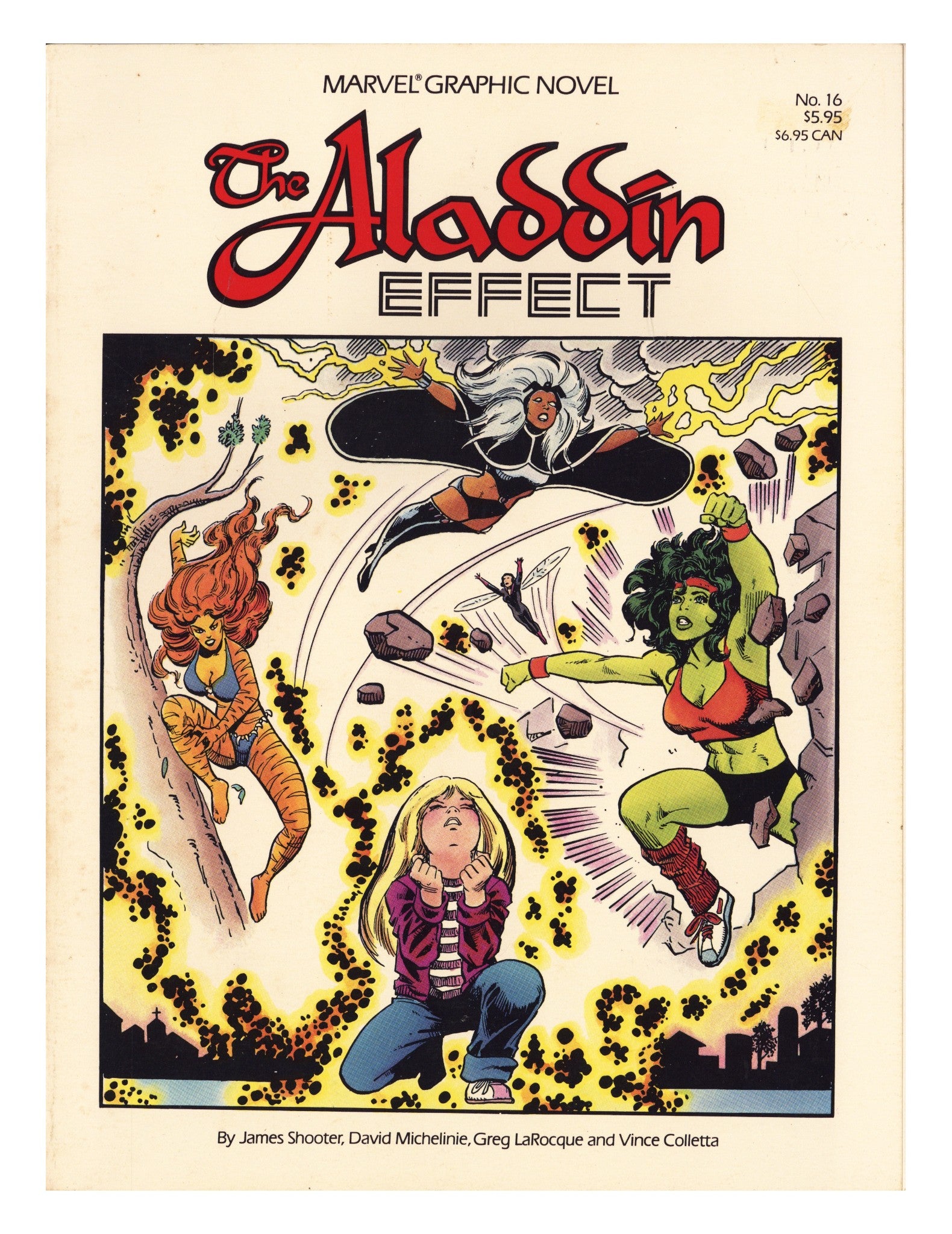 Marvel Graphic Novel 16 Low Grade Aladdin Effect (1985) 