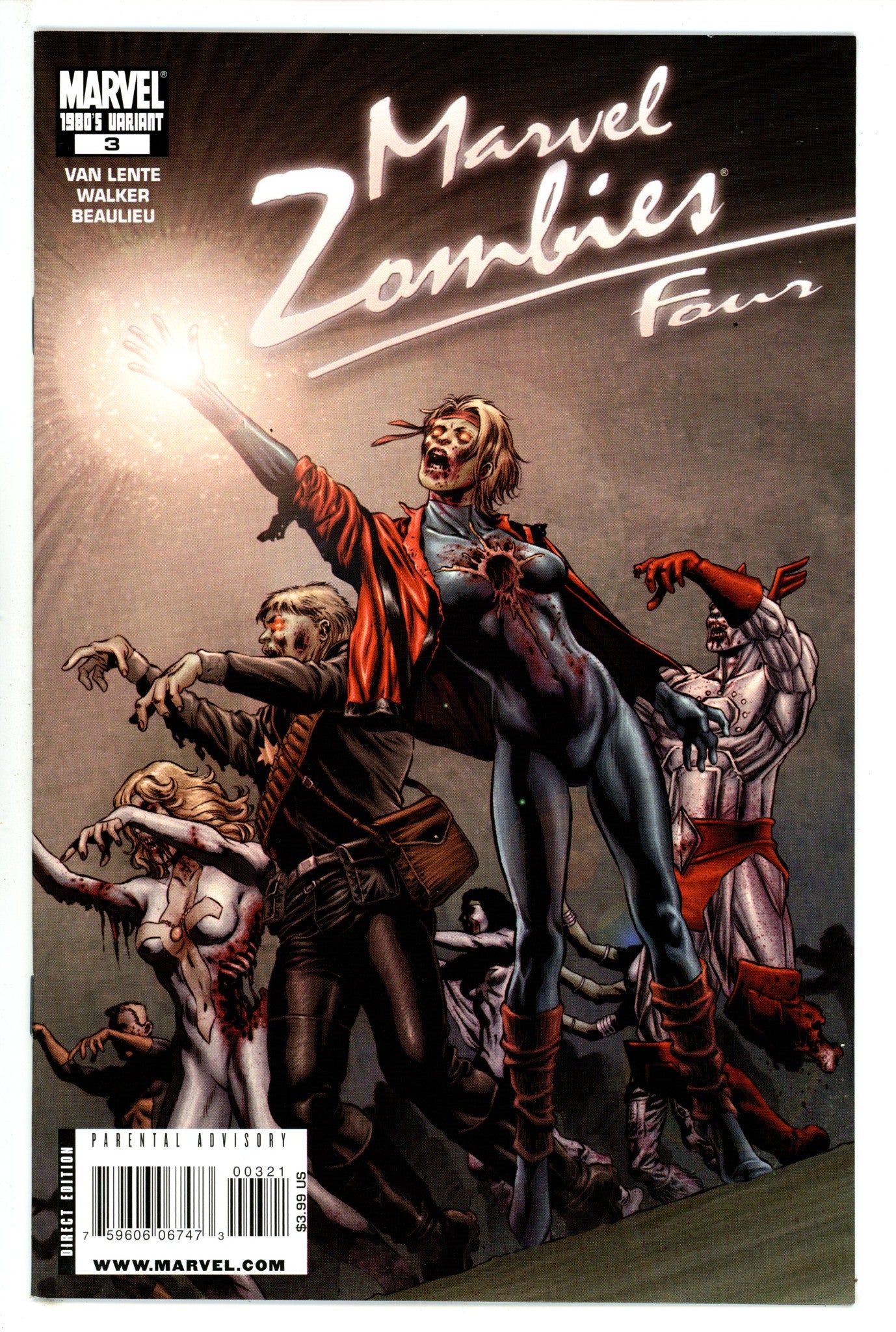 Marvel Zombies 4 3 VF+ (8.5) (2009) Perkins Variant 