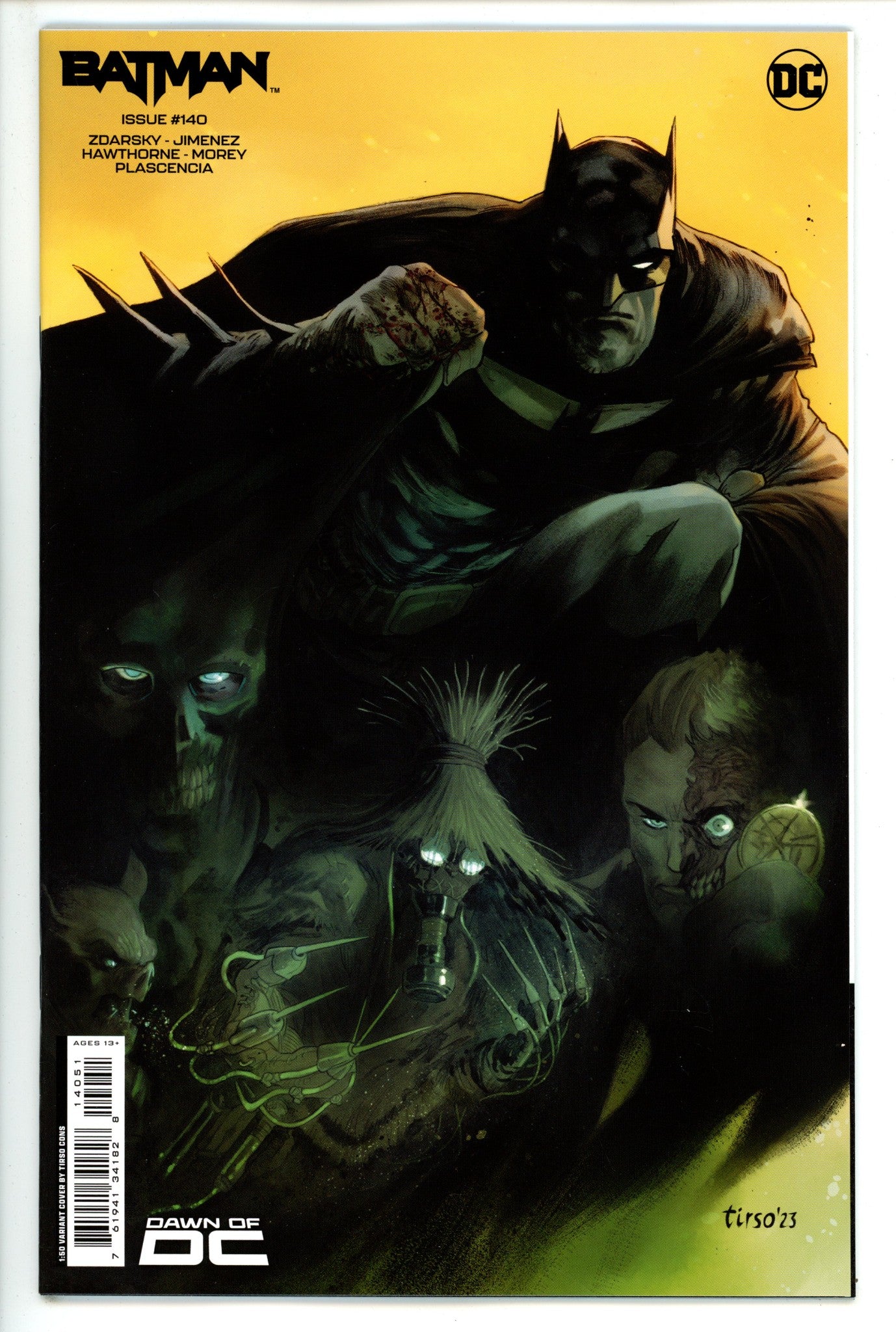 Batman Vol 3 140 Cons Incentive Variant NM+ (2023)