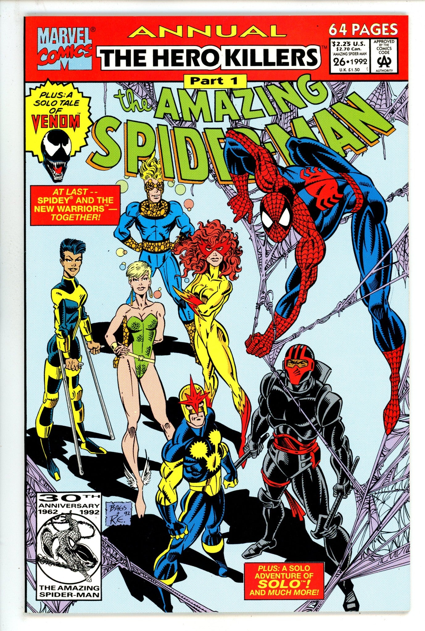 The Amazing Spider-Man Annual Vol 1 26 VF+ (8.5) (1992) 