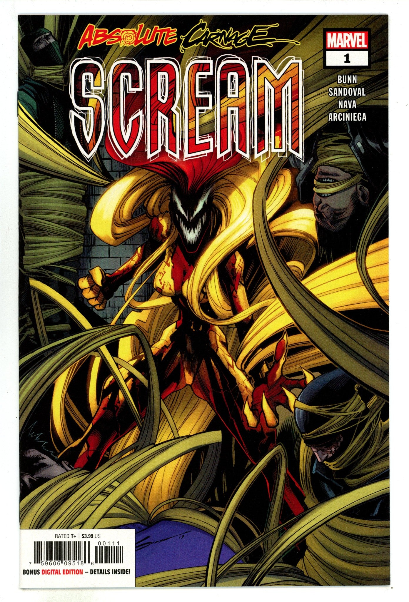 Absolute Carnage: Scream 1 High Grade (2019) 