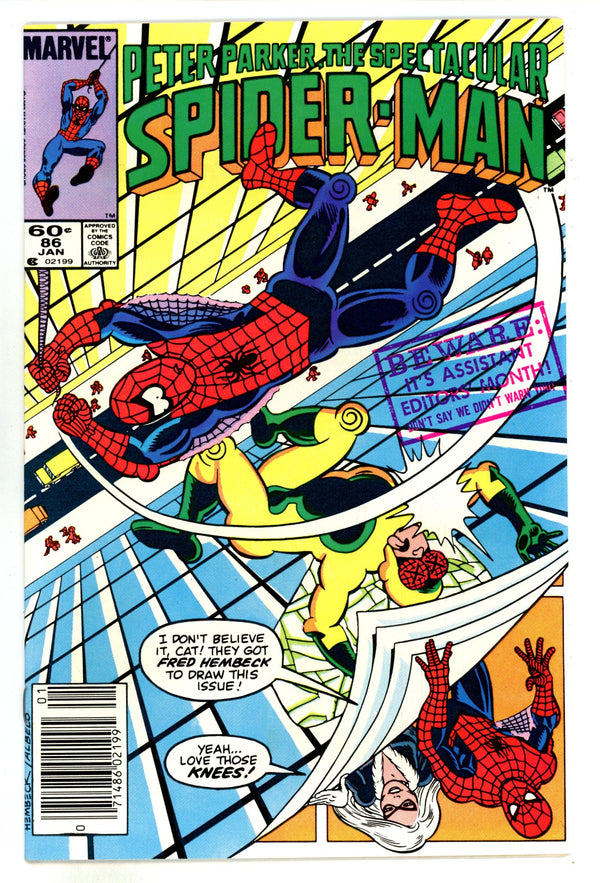The Spectacular Spider-Man Vol 1 86 High Grade (1984) Newsstand