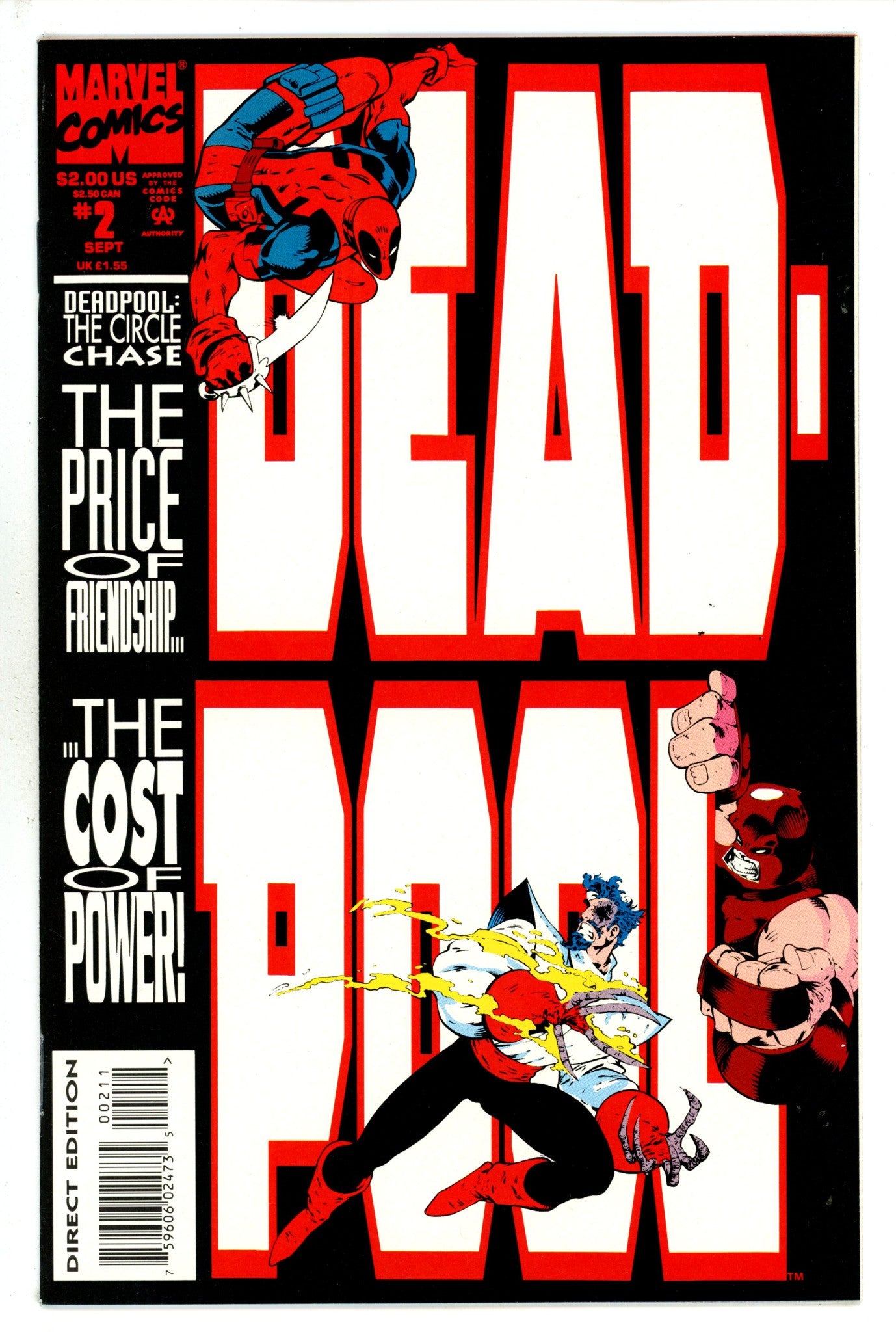 Deadpool: The Circle Chase 2 NM- (1993)