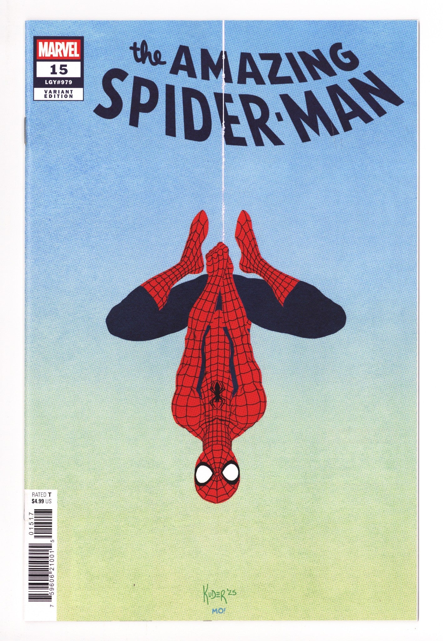 Amazing Spider-Man Vol 7 15 Kuder Incentive VF/NM (2025)