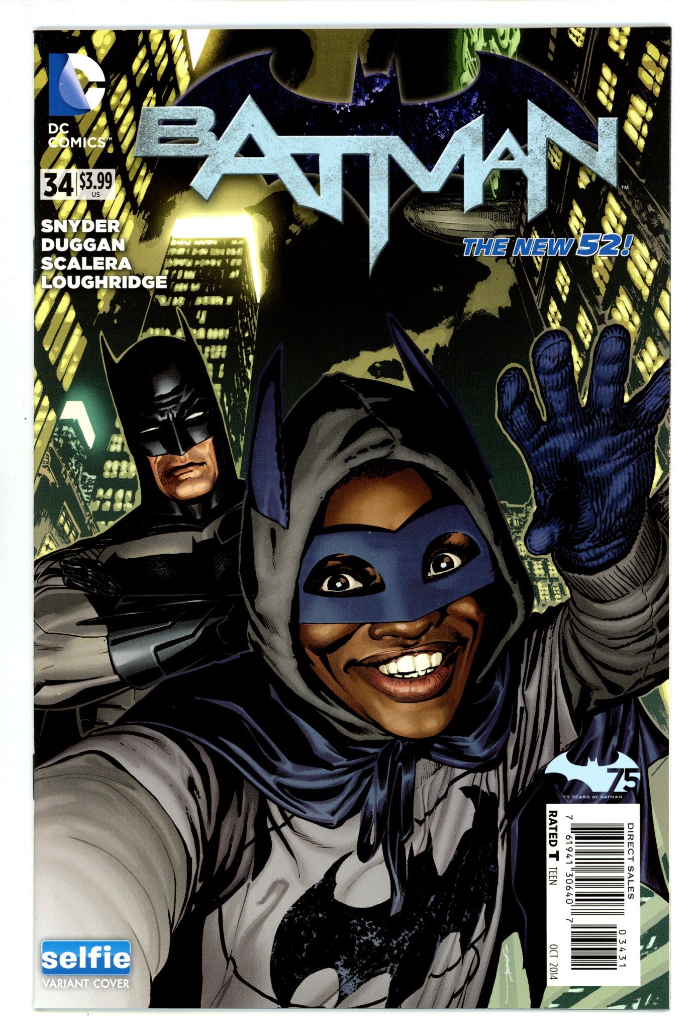 Batman Vol 2 34 High Grade (2014) Selfie Variant 