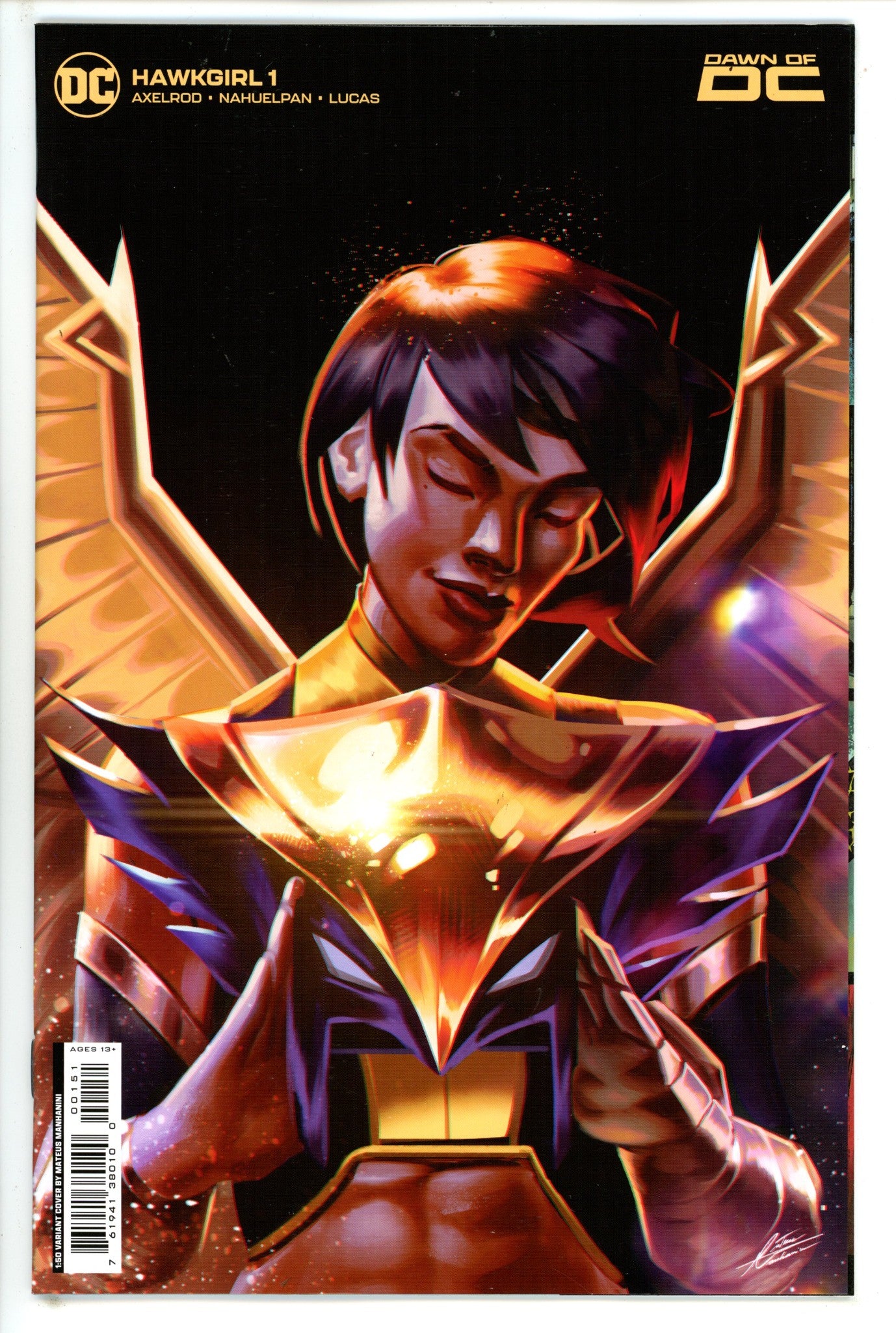 Hawkgirl Vol 2 1 Manhanini Incentive Variant NM (2023)