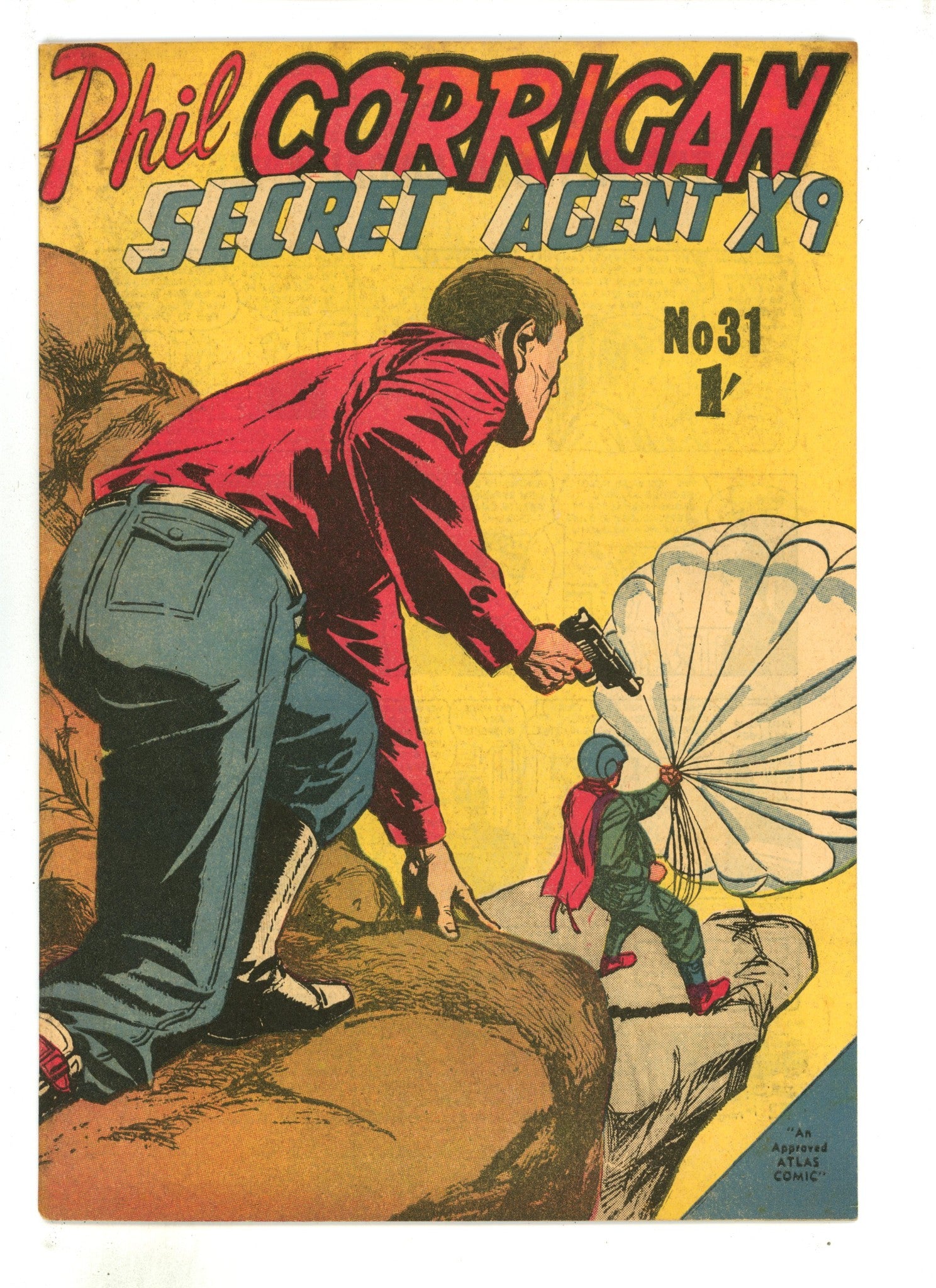 Phil Corrigan Secret Agent X9 31 FN- (5.5) (1956) 