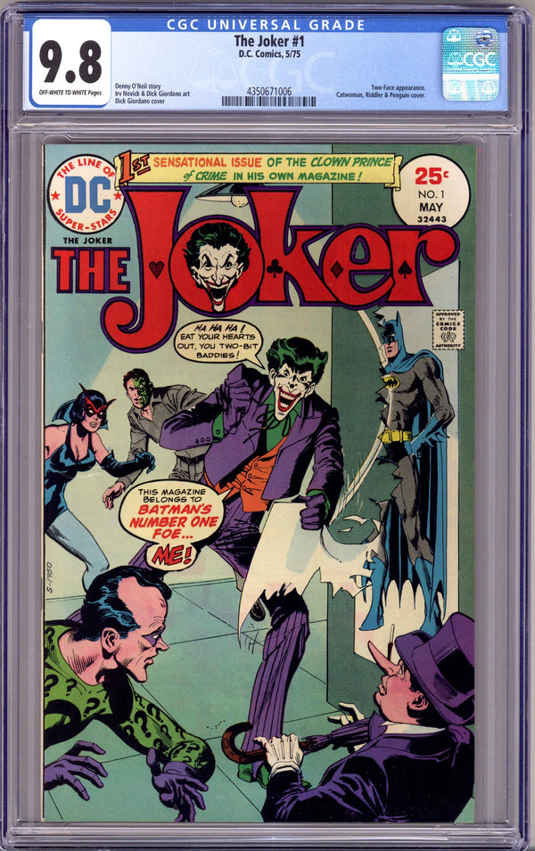 The Joker Vol 1 1 CGC 9.8 (NM/M) (1975)