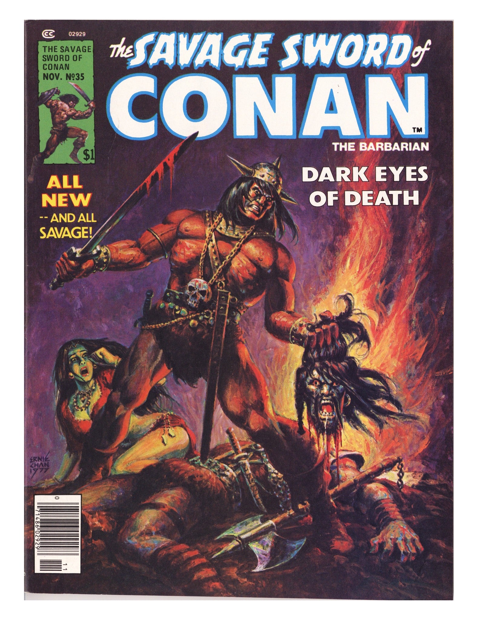 The Savage Sword of Conan Vol 1 35 VF (8.0) (1978) 
