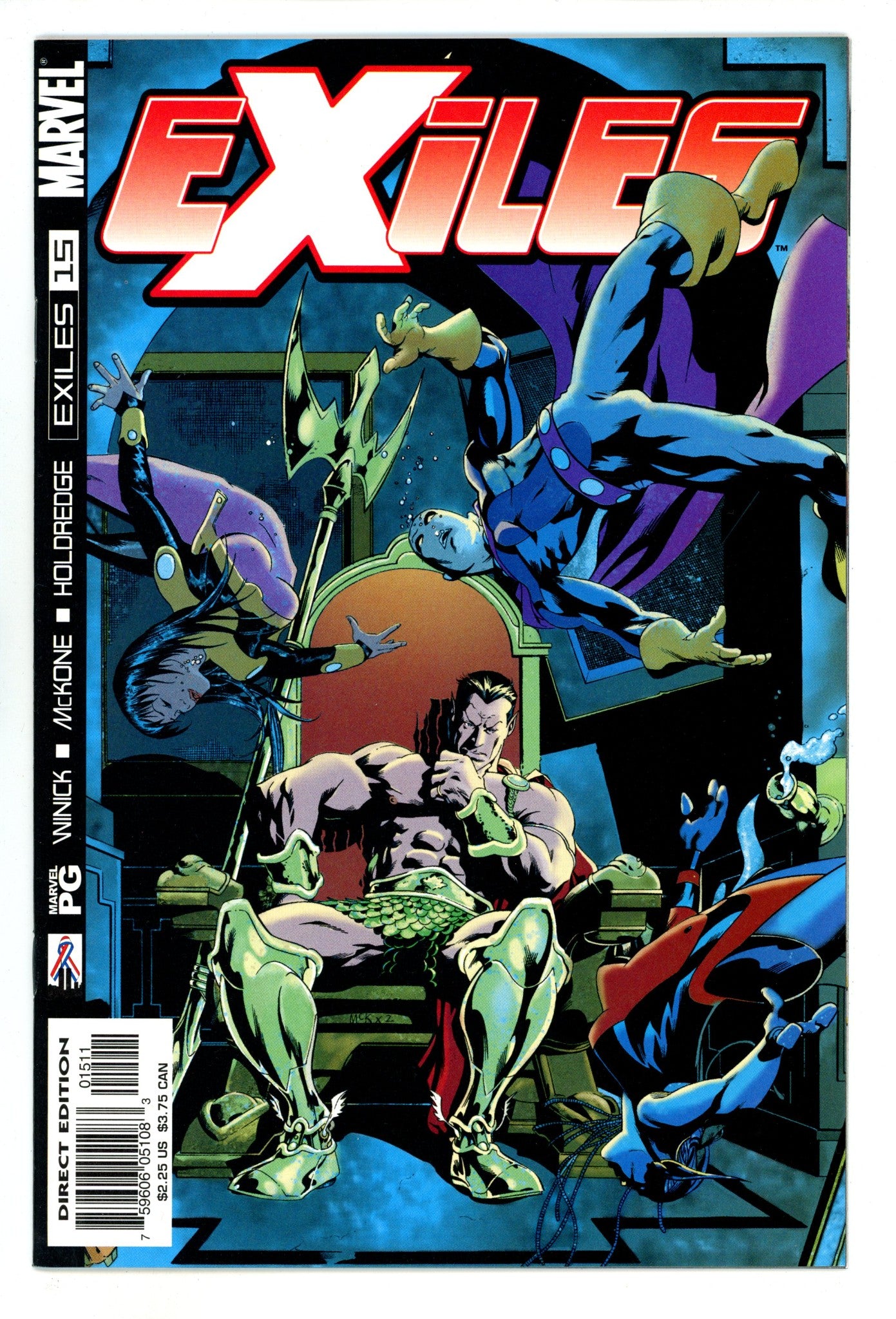 Exiles Vol 1 15 High Grade (2002) 