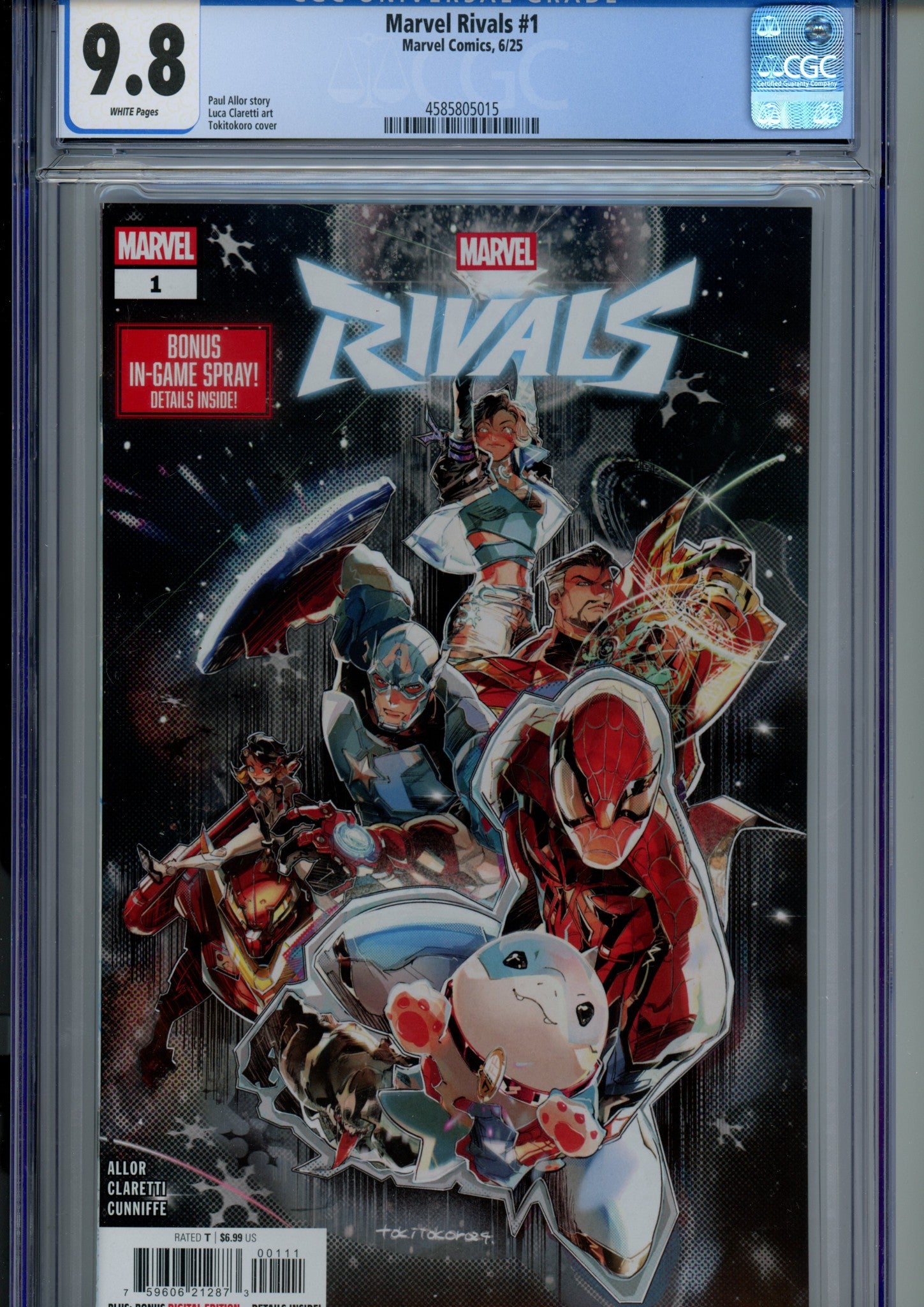 Marvel Rivals 1 CGC 9.8 (NM/M) (2025) 