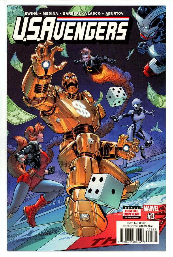 U.S. Avengers 3 High Grade (2017)