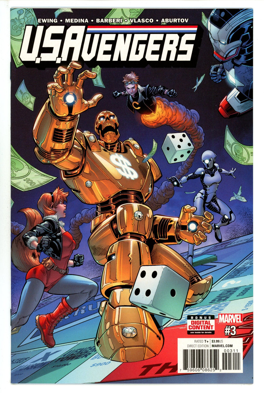 U.S. Avengers 3 High Grade (2017) 