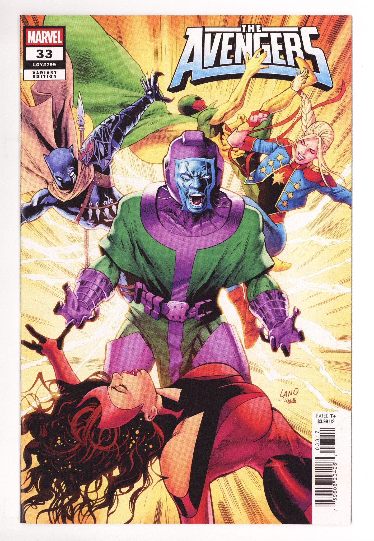 Avengers Vol 9 33 Land Incentive NM- (2025)