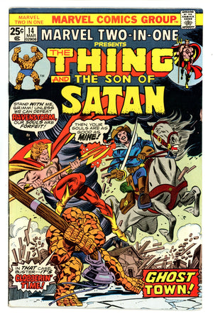 Marvel Two-in-One Vol 1 14 Mid Grade (1976)