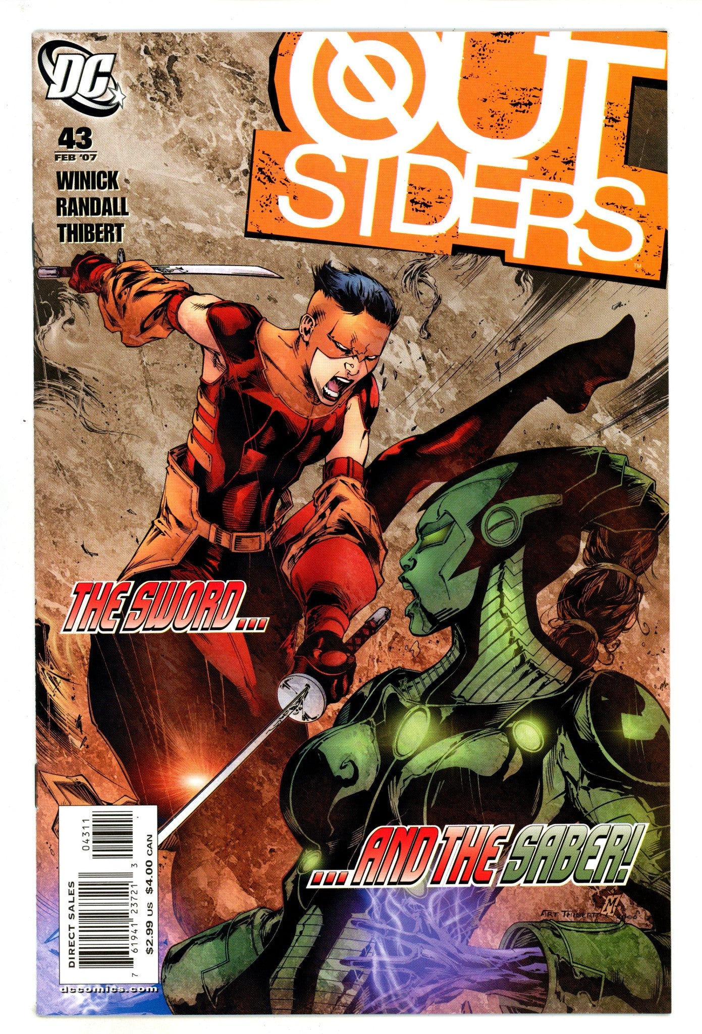 Outsiders Vol 3 43  High Grade   (2007)        