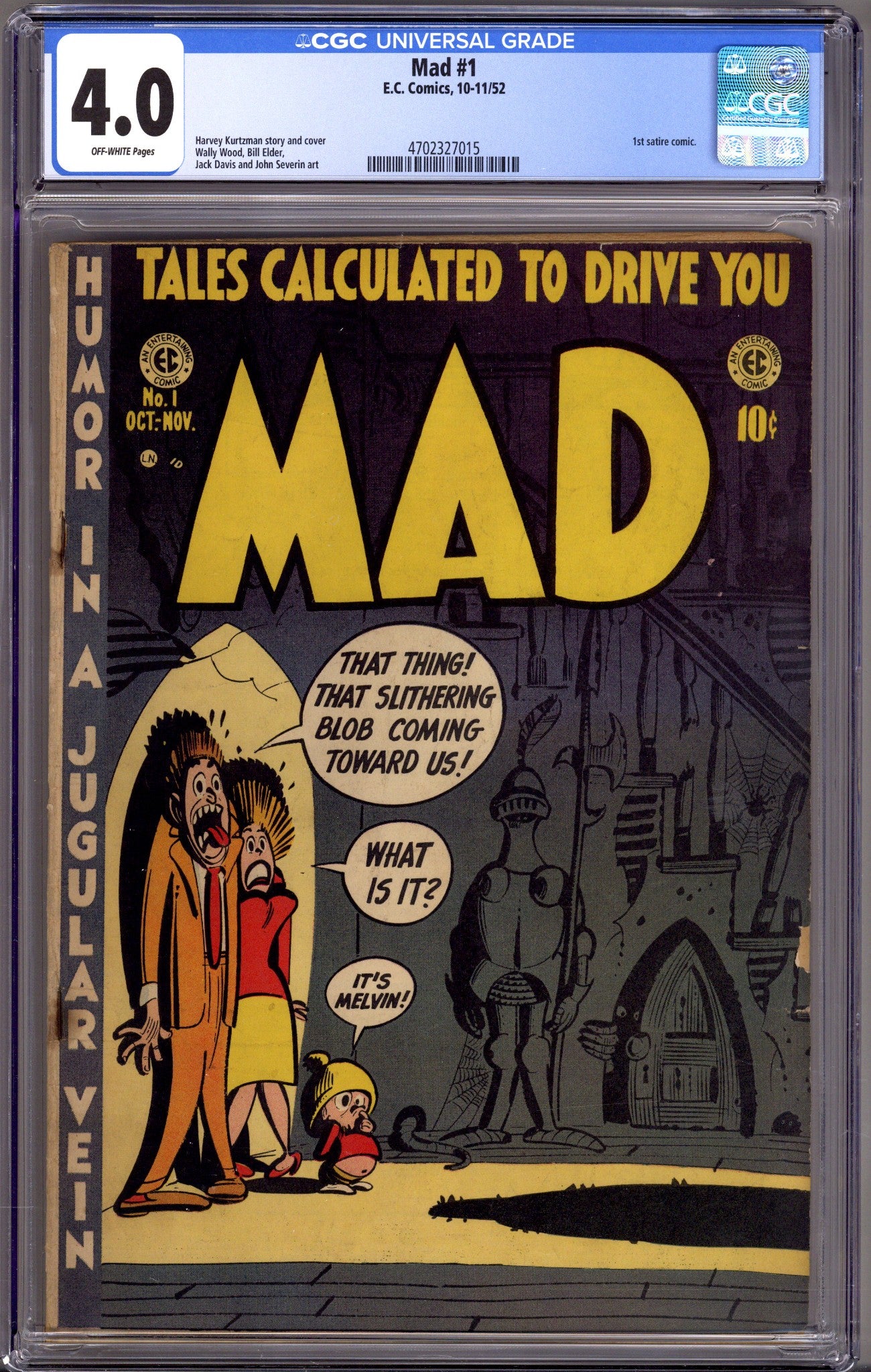Mad 1 CGC 4.0 (VG) (1952) 