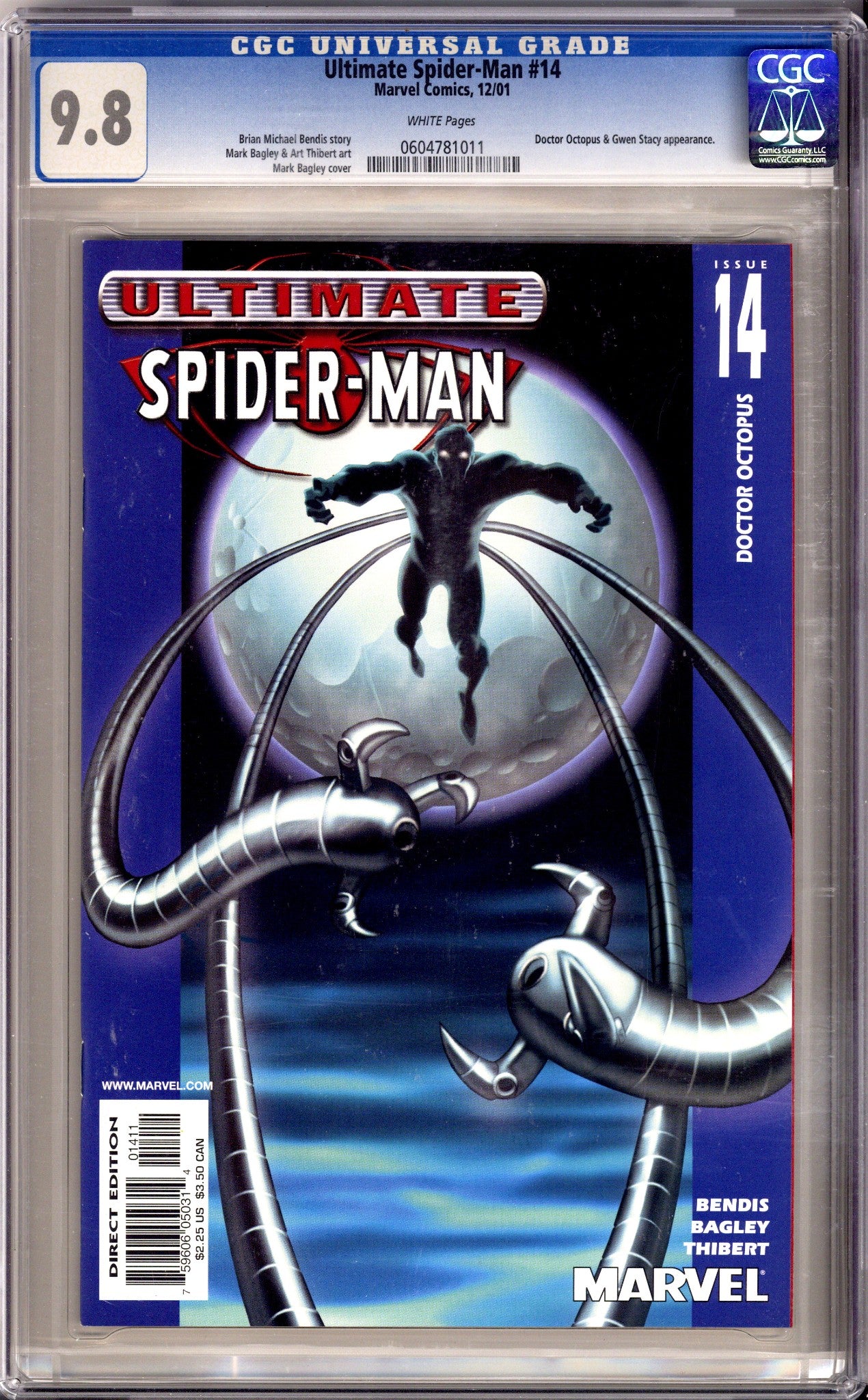 Ultimate Spider-Man Vol 1 14 CGC 9.8 (NM/M) (2001) 