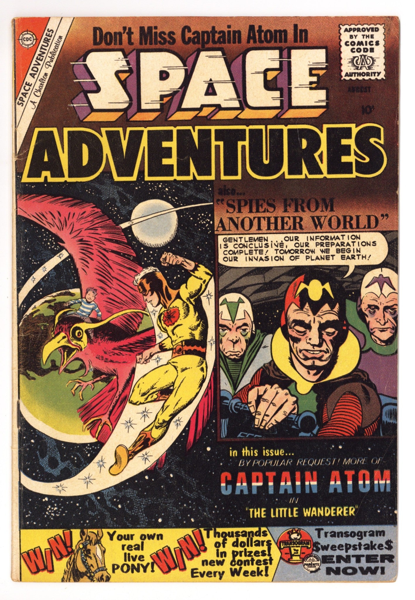 Space Adventures Vol 2 35  VG+ (4.5)   (1960)        