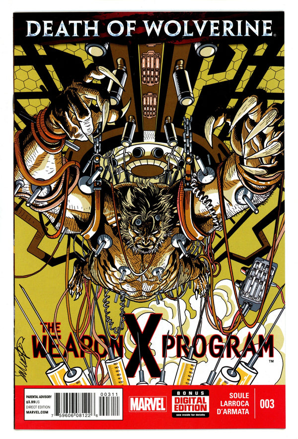 Death of Wolverine: The Weapon X Program 3 High Grade (2015)