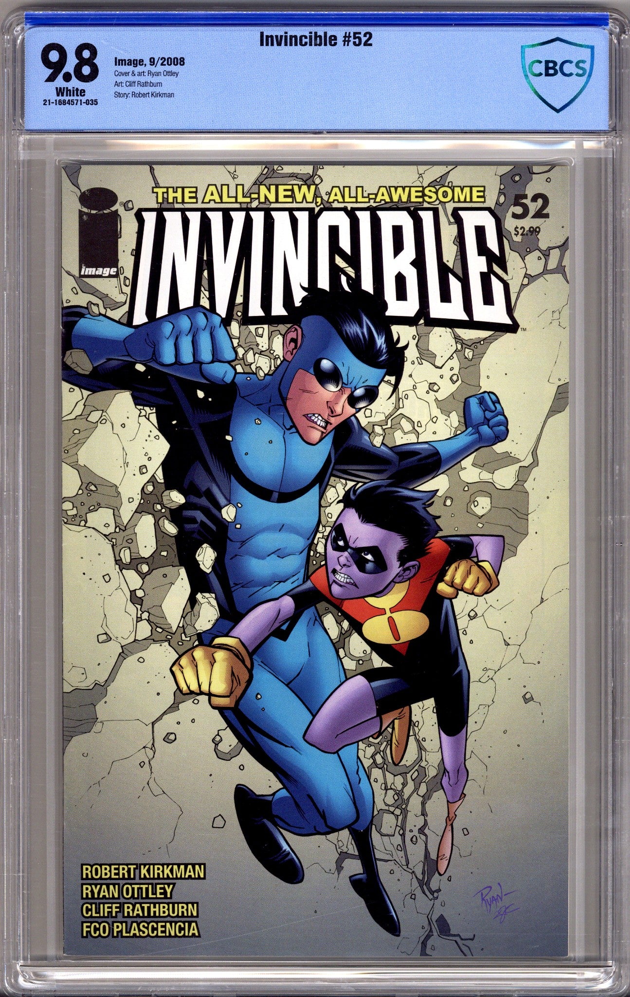 Invincible   52 CBCS 9.8 (NM/M)   (2008)        