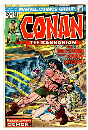 Conan the Barbarian Vol 1 35 FN- (5.5) (1974) 