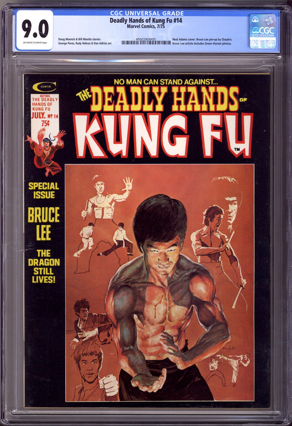 The Deadly Hands of Kung Fu Vol 1 14 CGC 9.0 (VF/NM) (1975)