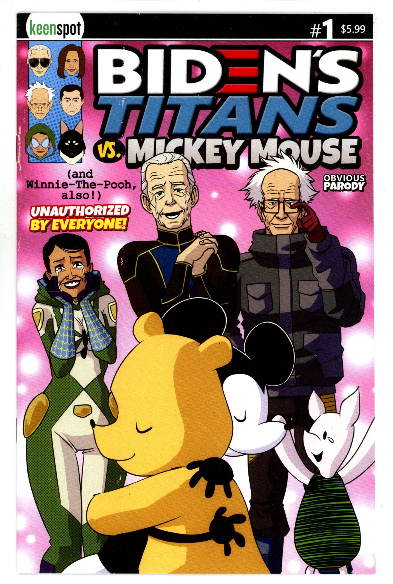 Bidens Titans Vs Mickey Mouse (Unauth) 1 Remulac Variant (2024)