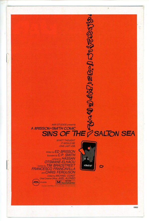Sins Of The Salton Sea 2 Film Noir Homage Variant (2023)