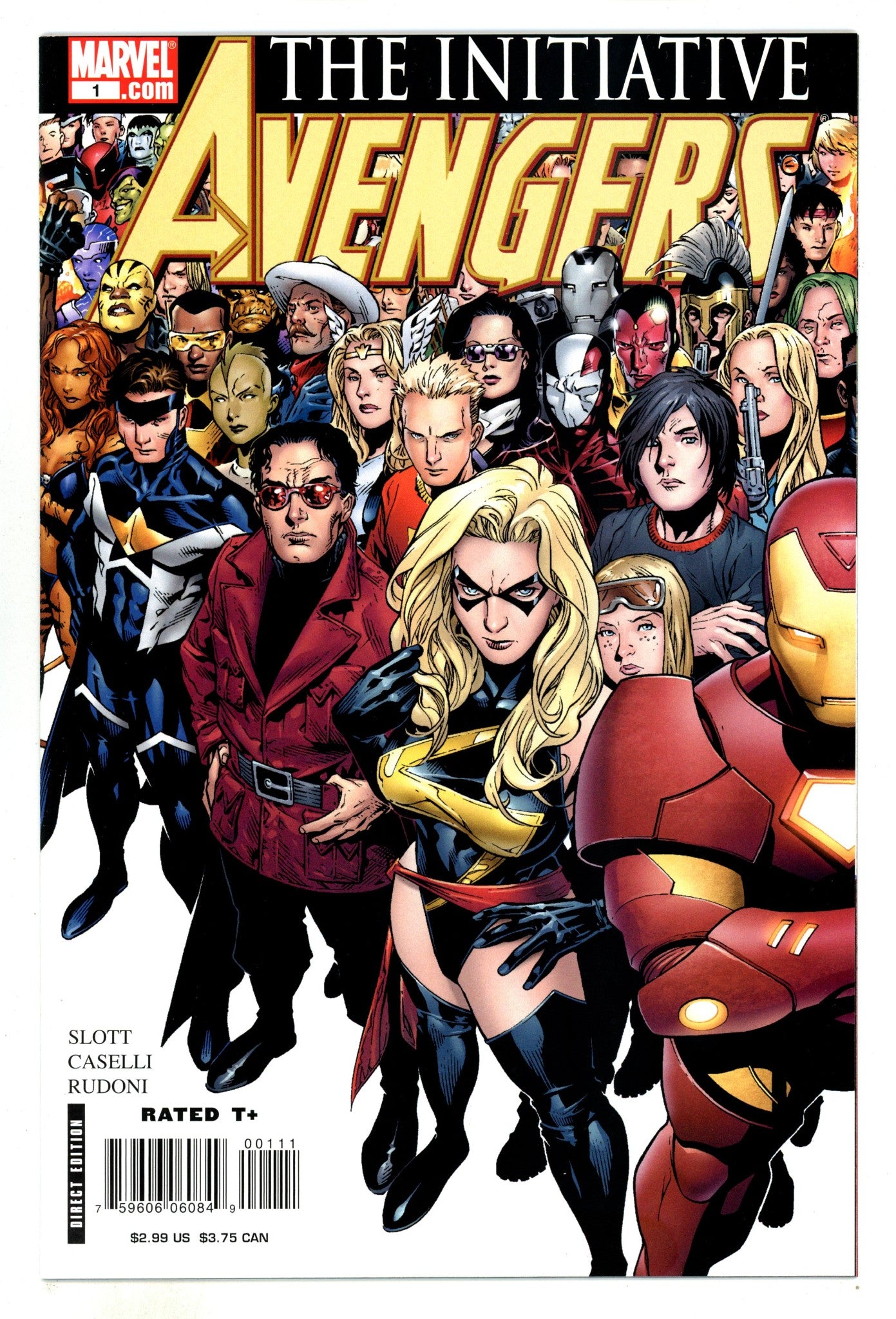 Avengers: The Initiative 1 High Grade (2007) Left Variant 