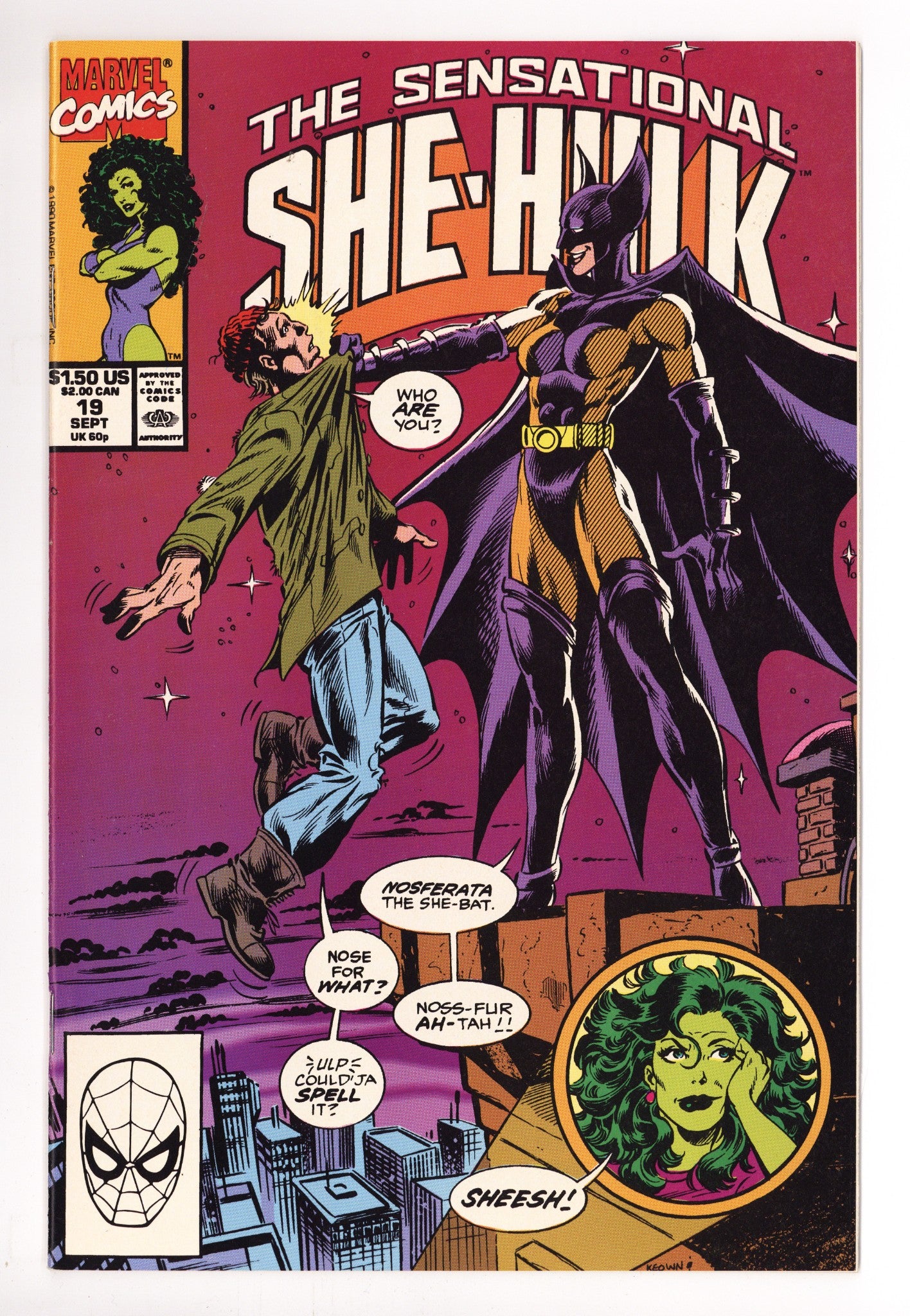 The Sensational She-Hulk 19 NM- (9.2) (1990) 