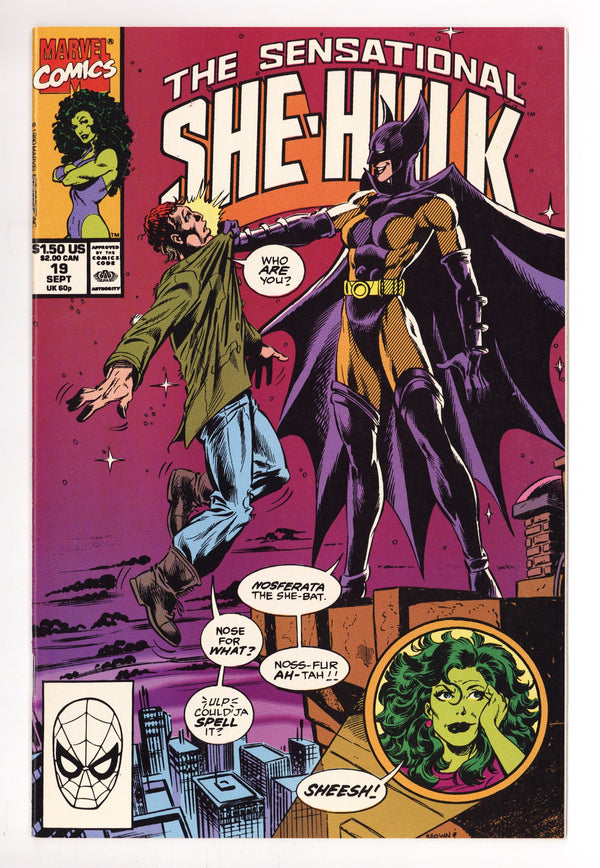 The Sensational She-Hulk 19 NM- (9.2) (1990)