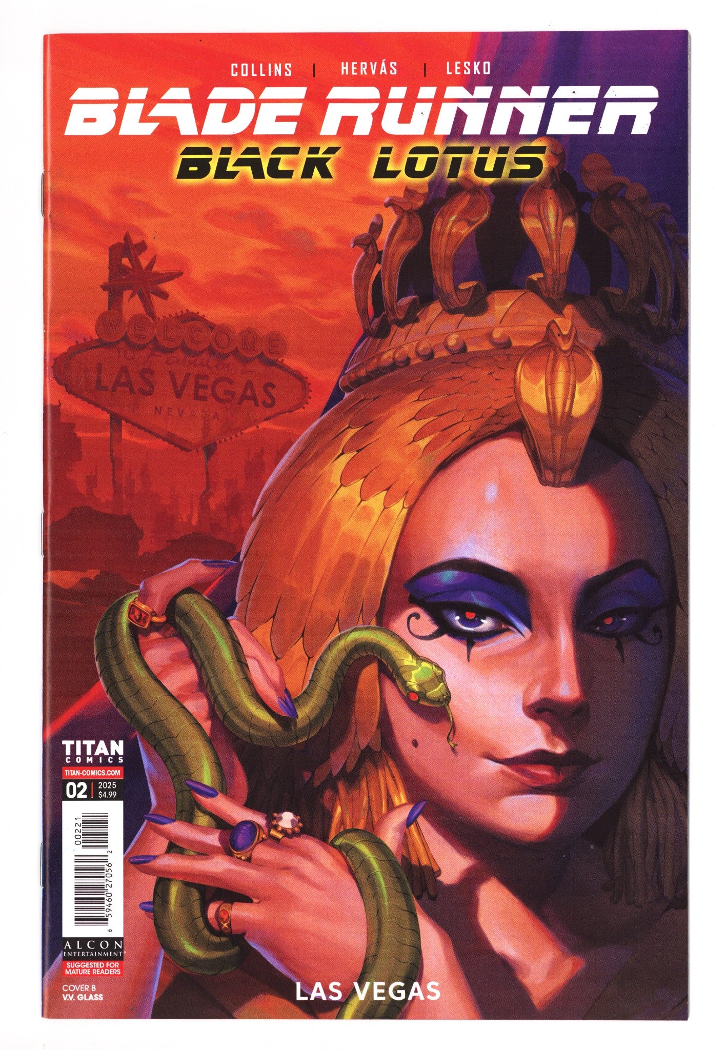 Blade Runner Black Lotus Las Vegas  2 Glass  Variant   (2025)