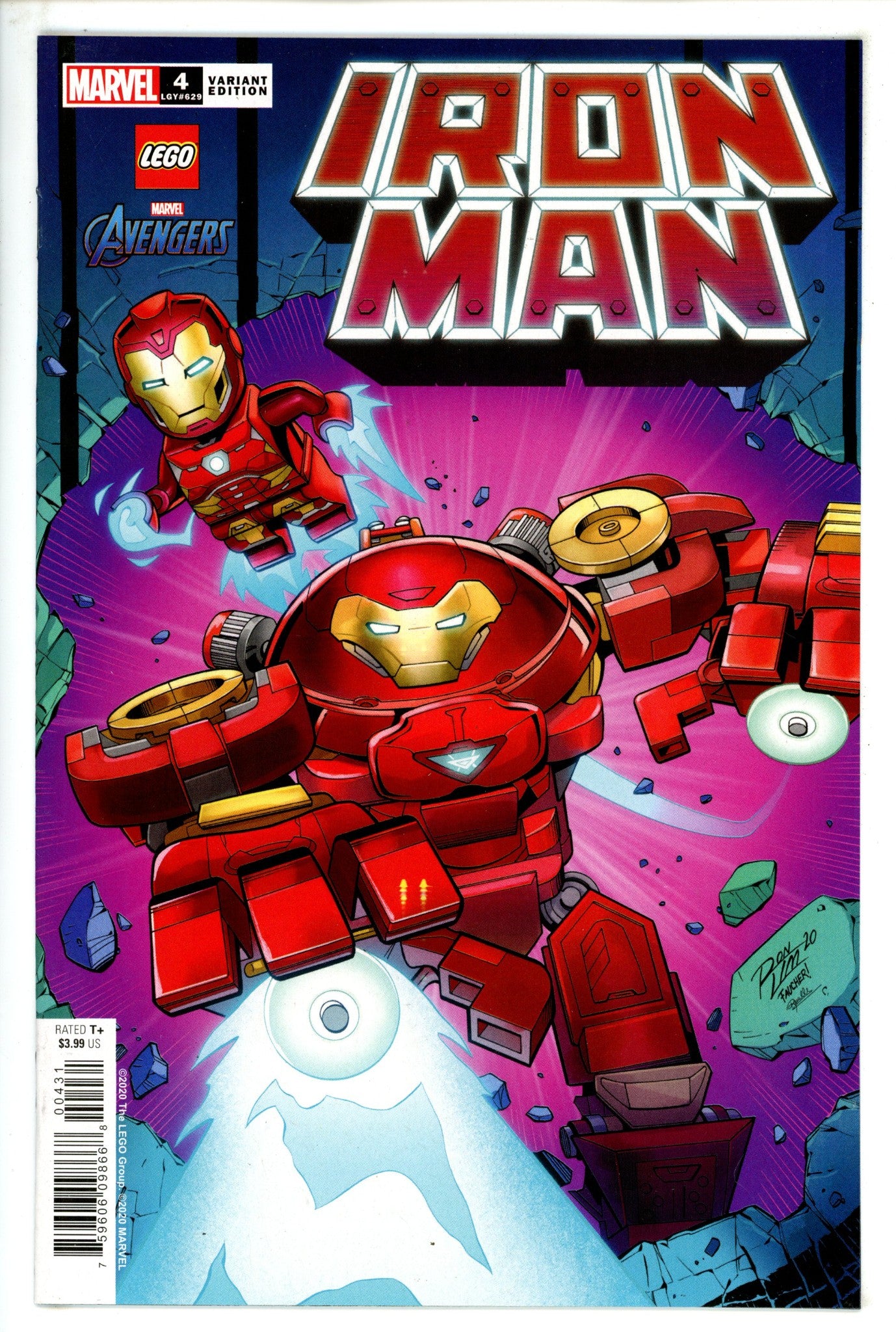 Iron Man Vol 6 4 (629) High Grade (2021) Lim Variant 