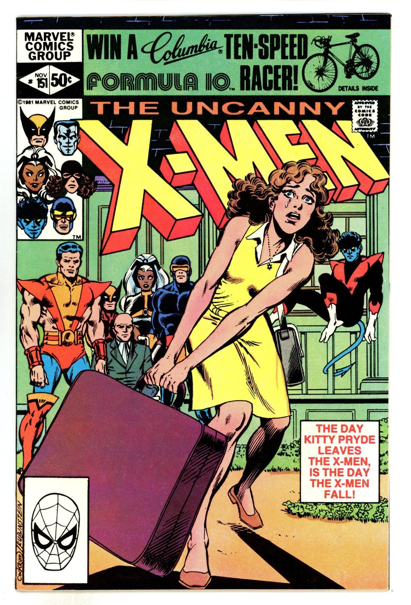 The Uncanny X-Men Vol 1 151  FN+ (6.5)  (1981)  