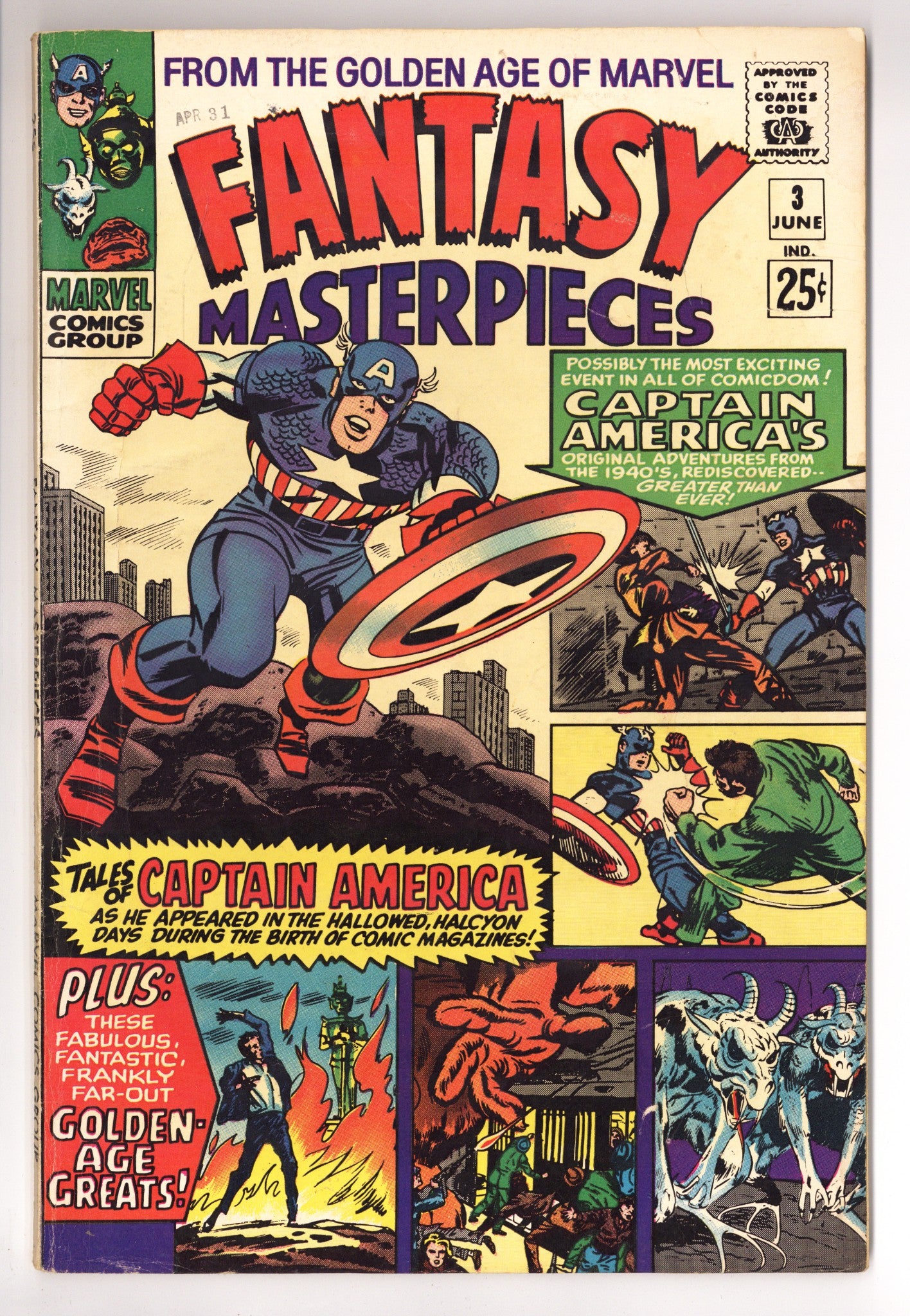 Fantasy Masterpieces Vol 1 3 VG/FN (5.0) (1966) 