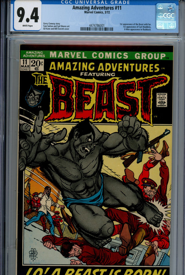 Amazing Adventures Vol 2 11 CGC 9.4 (NM) (1972)