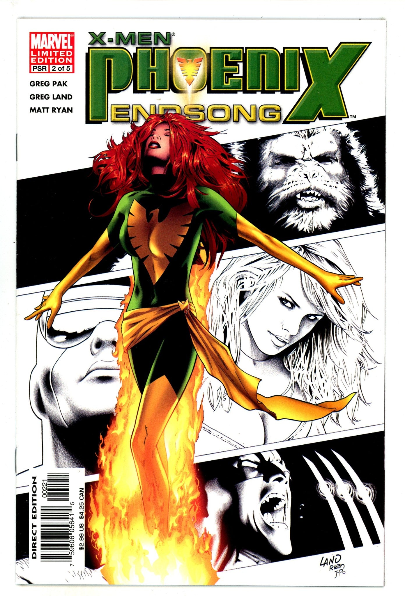 X-Men: Phoenix - Endsong   2  High Grade   (2005)     2nd Print  