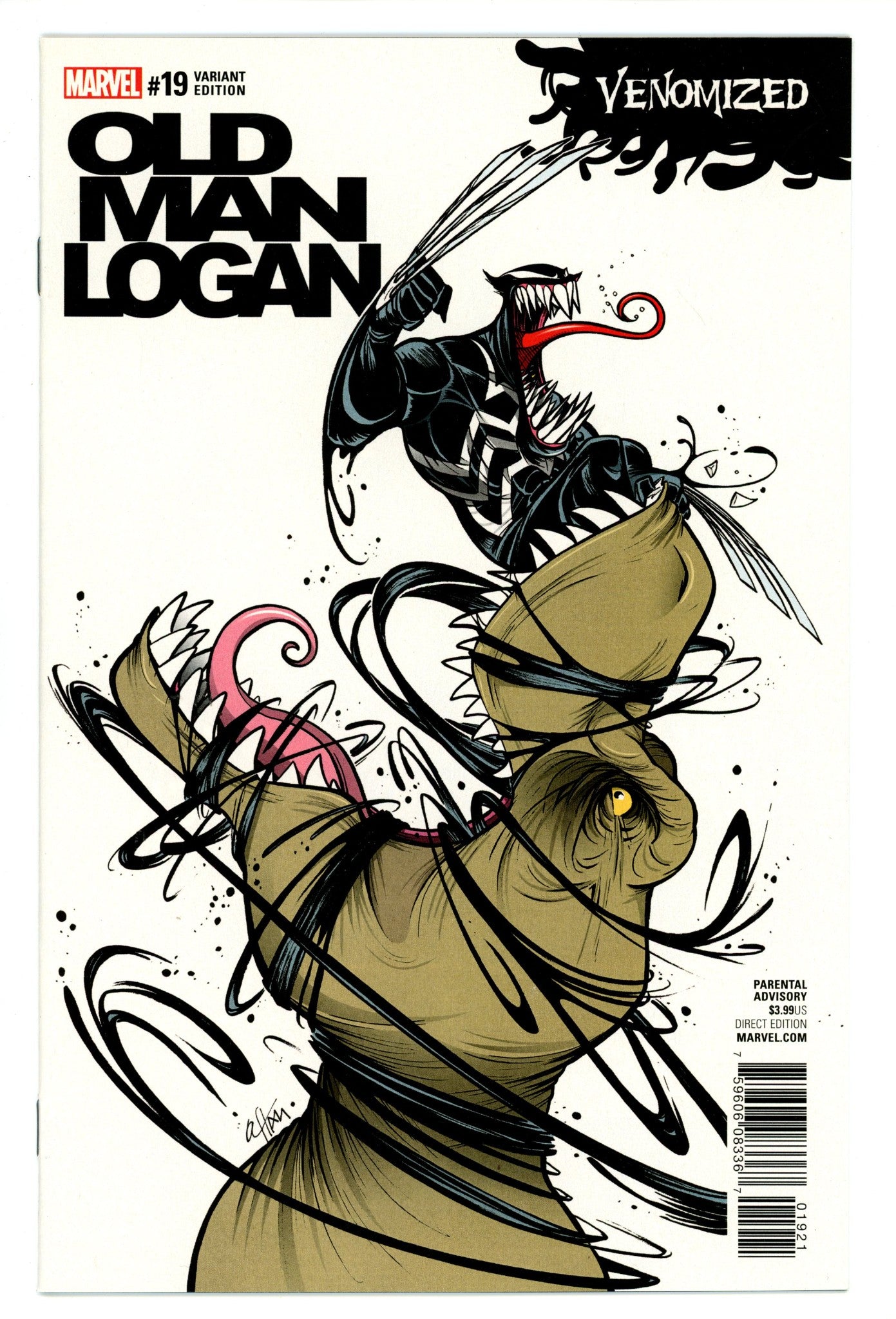 Old Man Logan Vol 2 19 High Grade (2017) Duarte Venomized Variant 