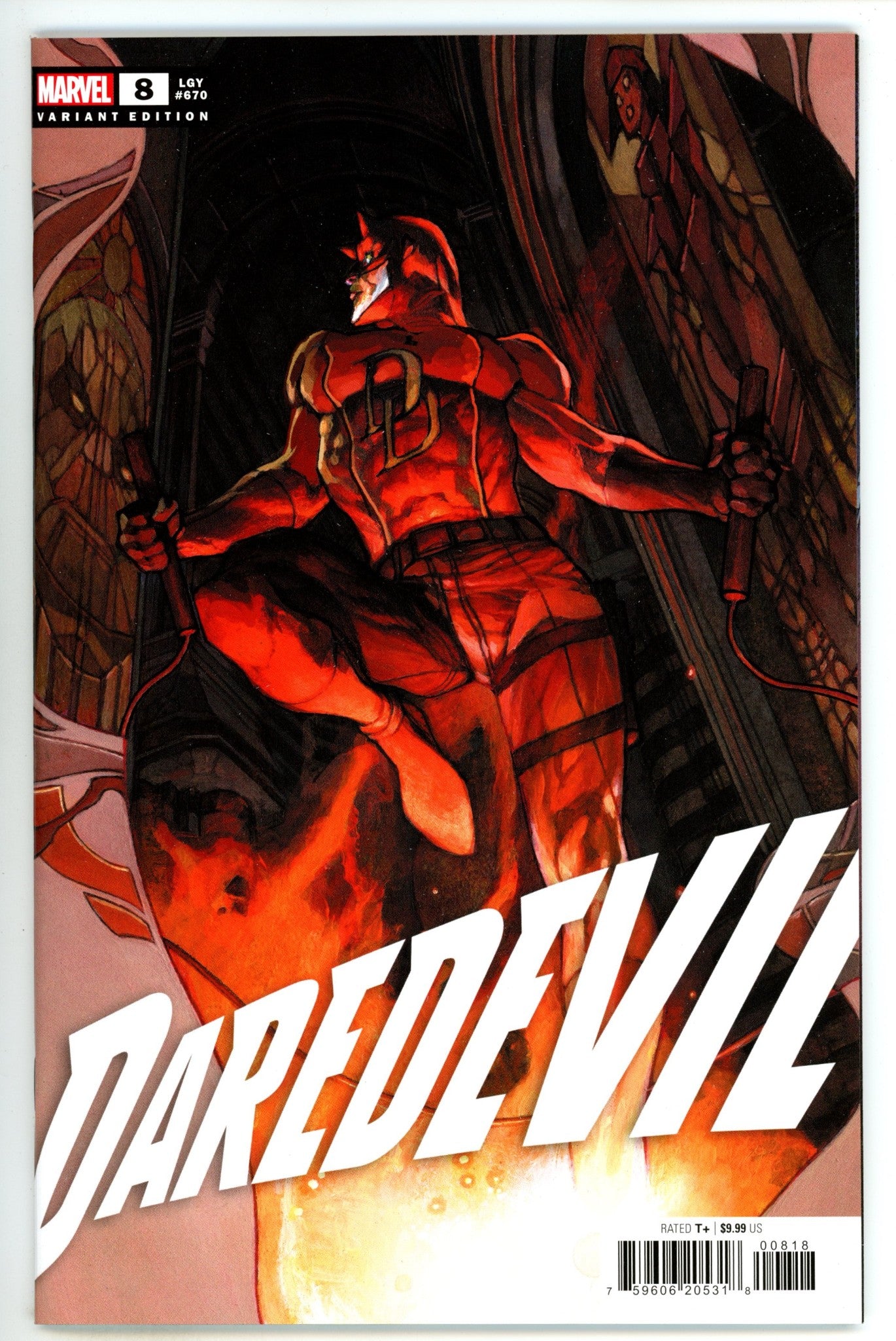Daredevil Vol 8 8 NM- (9.2) (2024) Bianchi Incentive Variant 