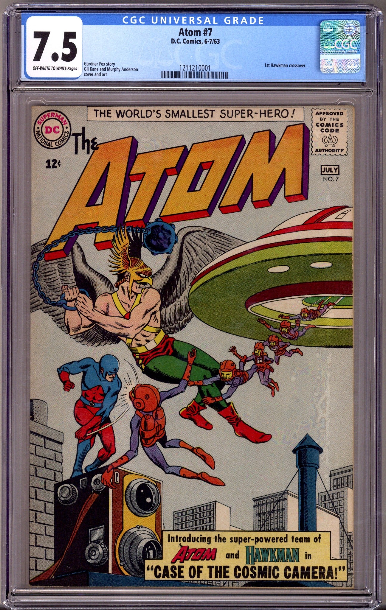 The Atom 7 CGC 7.5 (VF-) (1963) 