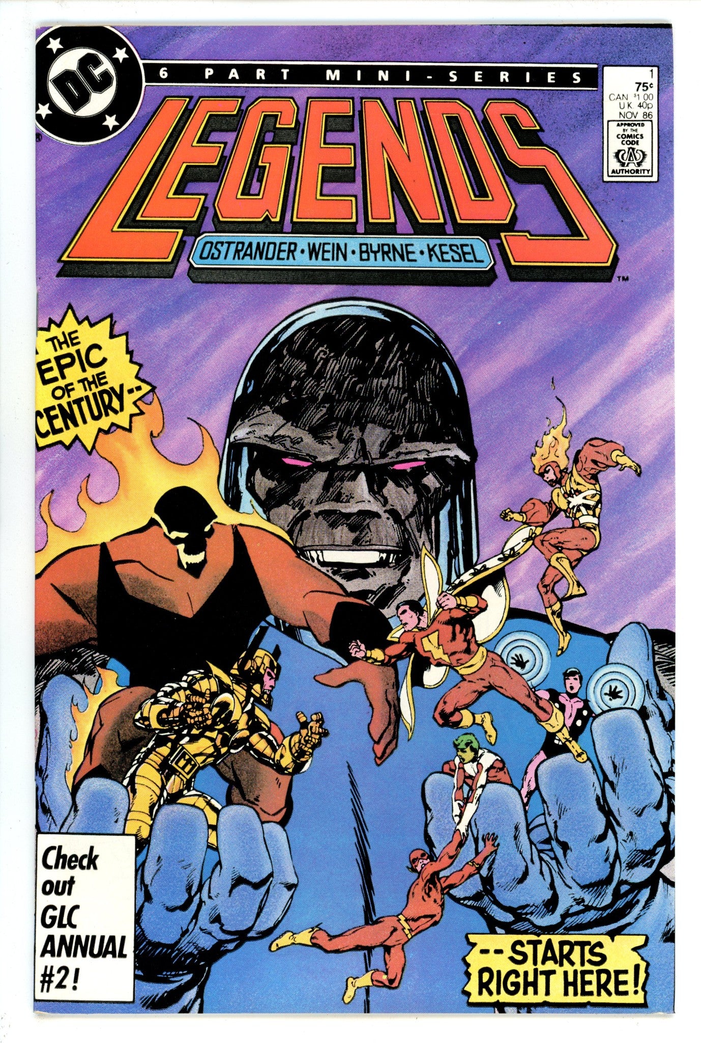 Legends 1 VF (8.0) (1986) 