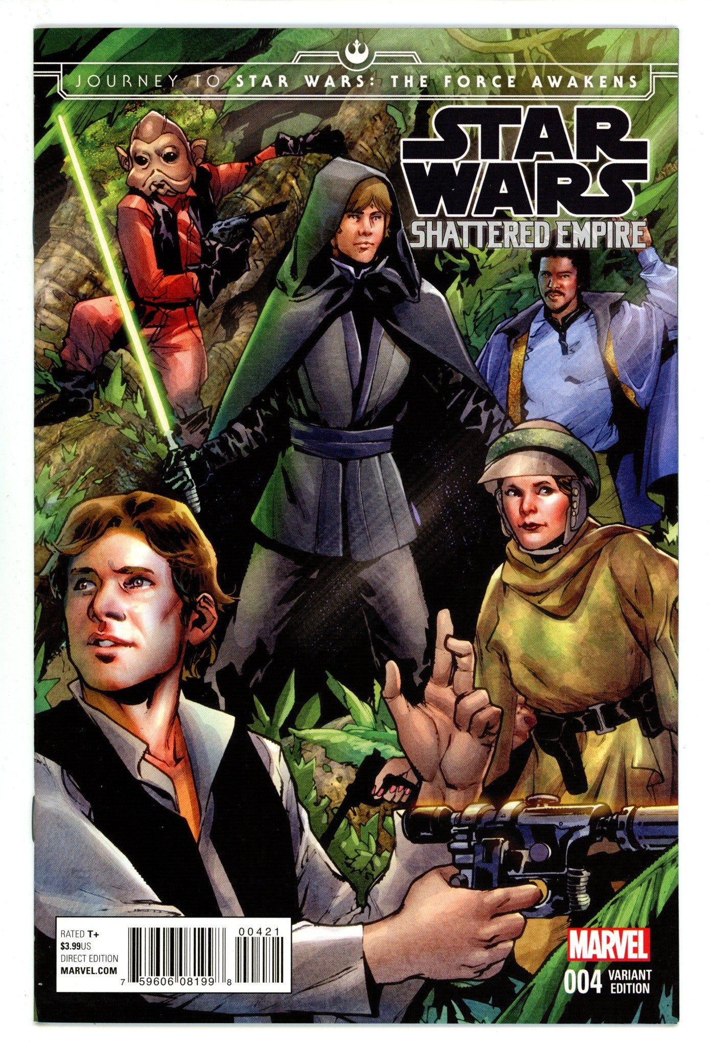 Journey to Star Wars: The Force Awakens - Shattered Empire 4 High Grade (2015) Pichelli Variant 