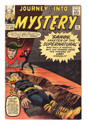 Journey into Mystery Vol 1 91 VG+ (4.5) (1963)