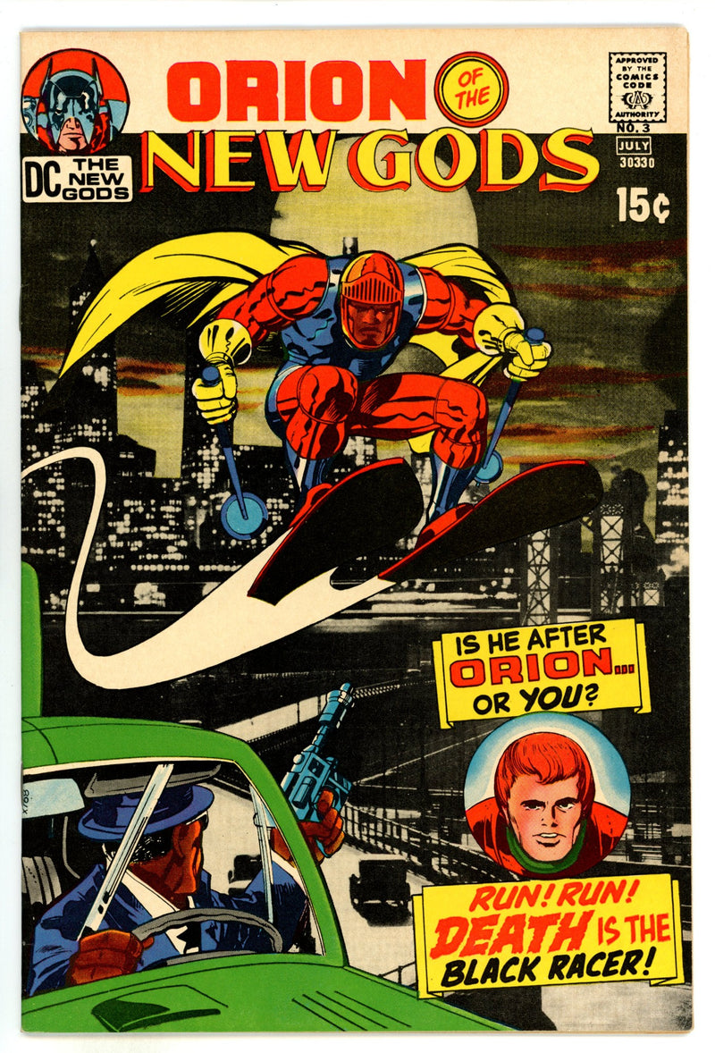 The New Gods Vol 1 3  VF+ (8.5)  (1971)  