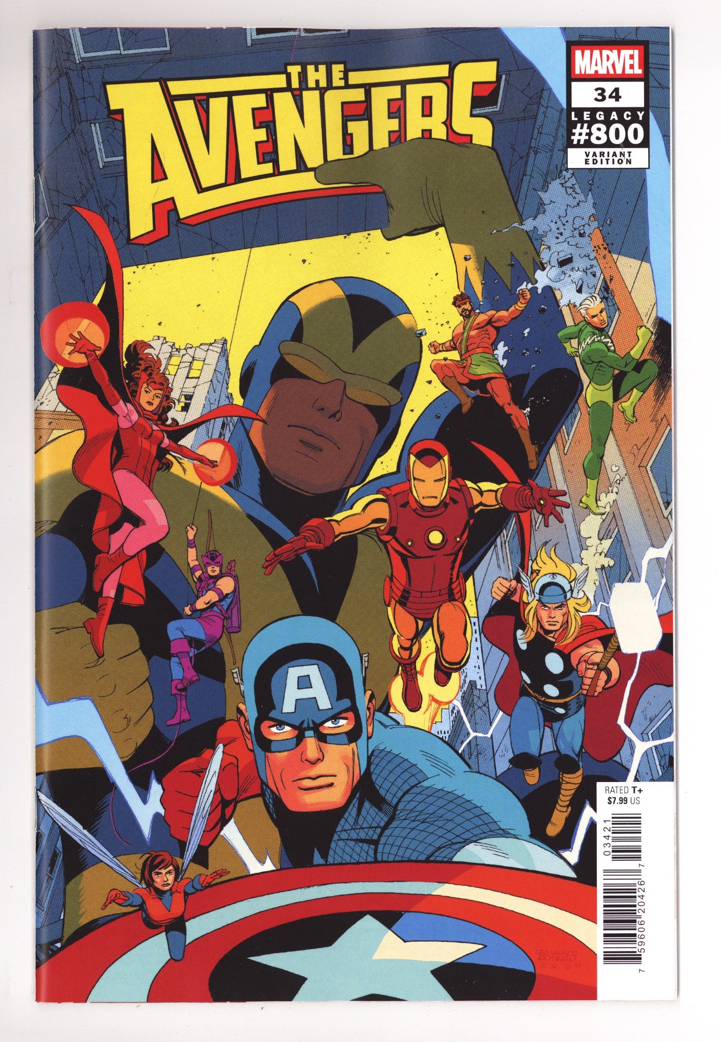 Avengers Vol 9 34 Rivera Homage Variant (2026)